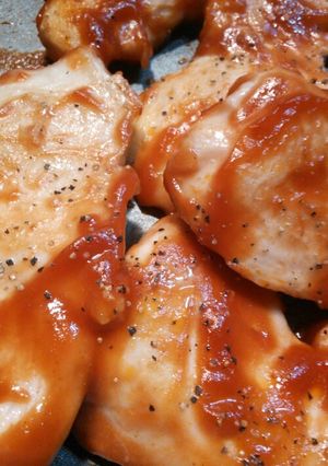 簡単☆鶏胸肉しっとりケチャップソテー☆-レシピのメイン写真