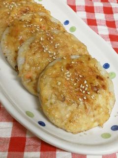 れんこんのつくね乗せ照り焼き-レシピのメイン写真
