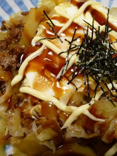 簡単!お好み焼き風キャベツいため-レシピのメイン写真