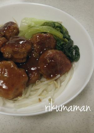 ごはんが進む♡肉団子の甘酢あん-レシピのメイン写真