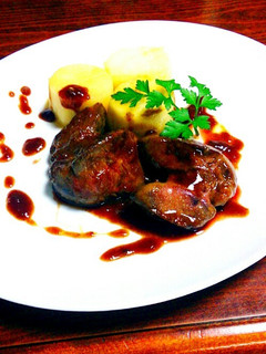 鶏レバソテーのマーマレードソース-レシピのメイン写真