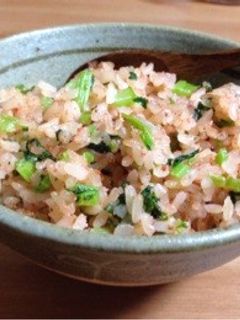 大根の葉と明太子の和風チャーハン-レシピのメイン写真