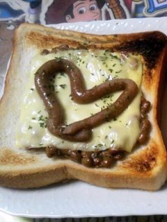 ☆すぐできちゃう♪納豆トースト☆-レシピのメイン写真