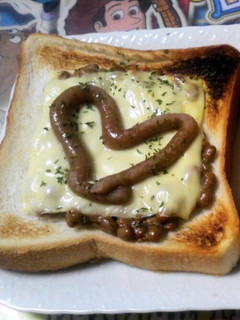 ☆すぐできちゃう♪納豆トースト☆-レシピのメイン写真
