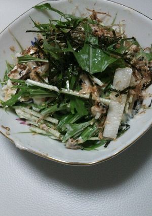 大根と水菜のサラダ-レシピのメイン写真