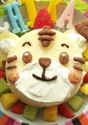 お誕生日に☆大好きしまじろうケーキ-レシピのメイン写真