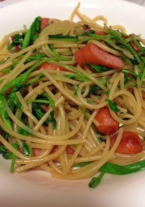 生姜醤油パスタ-レシピのメイン写真