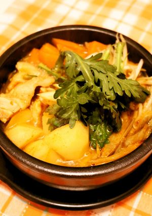 じゃがいも鍋(감자찌개)。-レシピのメイン写真