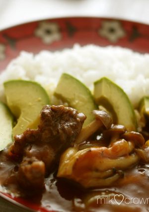 洋食屋さんのハヤシライス～アボカドのせ-レシピのメイン写真