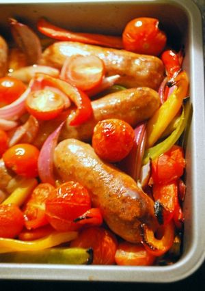 ◆お野菜とソーセージのバルサミコハニー◆-レシピのメイン写真