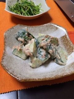 ★小さなおかず★胡瓜の梅マヨおかか和え-レシピのメイン写真