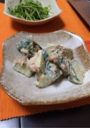 ★小さなおかず★胡瓜の梅マヨおかか和え-レシピのメイン写真