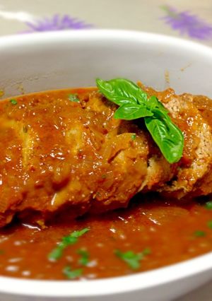 バジルとチーズ香るイタリアンミートローフ-レシピのメイン写真