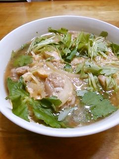 親子あんかけうどん-レシピのメイン写真
