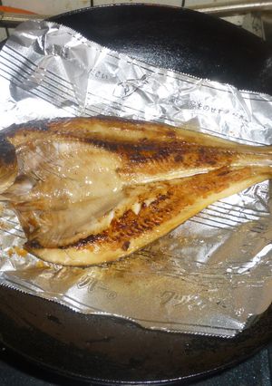 パパのフライパンで焼きホッケ③-レシピのメイン写真