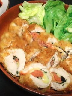 鶏肉の明太チーズ海苔はさみフライ-レシピのメイン写真