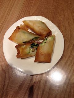 簡単❤︎チーズとベーコン、ズッキーニ春巻-レシピのメイン写真