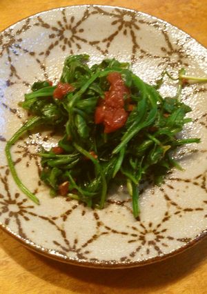 ルッコラの梅肉和え-レシピのメイン写真