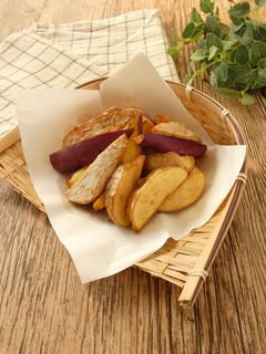 3種のフライドポテト-レシピのメイン写真