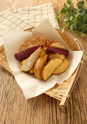 3種のフライドポテト-レシピのメイン写真
