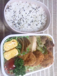 チキンカツお弁当♪-レシピのメイン写真