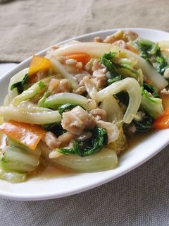 白菜と豚こま肉のうま煮-レシピのメイン写真