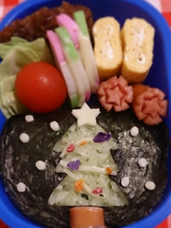 クリスマスツリー♡簡単お弁当♡キャラ弁♡-レシピのメイン写真