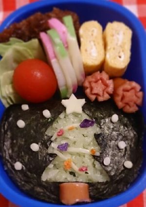 クリスマスツリー♡簡単お弁当♡キャラ弁♡-レシピのメイン写真