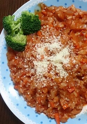 トマトジュースで簡単！リゾット-レシピのメイン写真