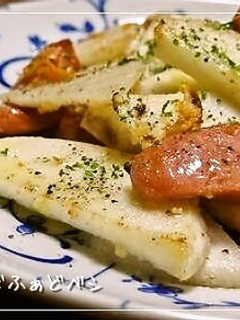 チーズの香り✿里芋&ウインナーのおつまみ-レシピのメイン写真