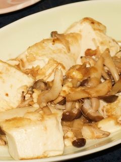 豆腐のきのこソース-レシピのメイン写真