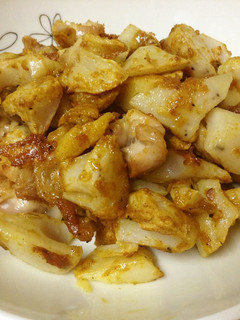 ♡☆鶏ひざ軟骨とレンコンのカレー焼き-レシピのメイン写真