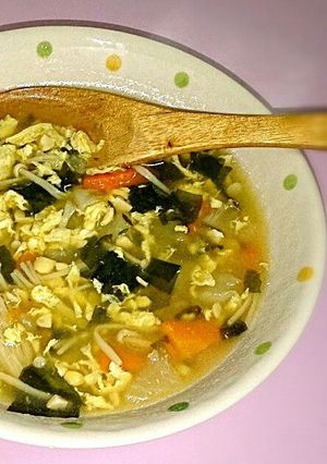 カブと納豆のほくほく中華スープ-レシピのメイン写真
