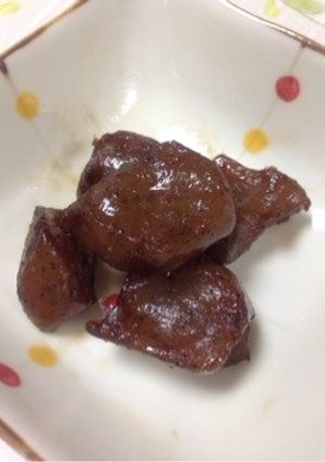 すぐ出来る☆こんにゃくの甘辛炒め-レシピのメイン写真