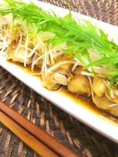 レンジで!蒸し鶏さっぱりネギソース-レシピのメイン写真