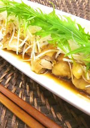 レンジで!蒸し鶏さっぱりネギソース-レシピのメイン写真