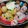 キャラ弁☆プーさんとピグレットは仲良し♥