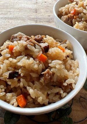 m簡単☆炊飯器ＤＥ中華おこわ-レシピのメイン写真