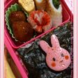 簡単!海苔弁でうさぎちゃんキャラ弁♡
