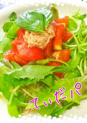 トマトとバジルのイタリアン冷そうめん-レシピのメイン写真