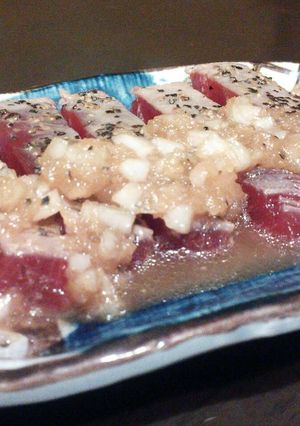 粒々大根おろしのマグロたたき-レシピのメイン写真
