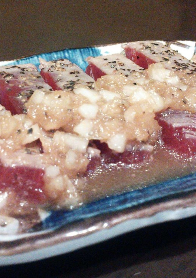 粒々大根おろしのマグロたたき-レシピのメイン写真