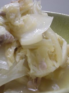 白菜と豚肉の炒め蒸し-レシピのメイン写真