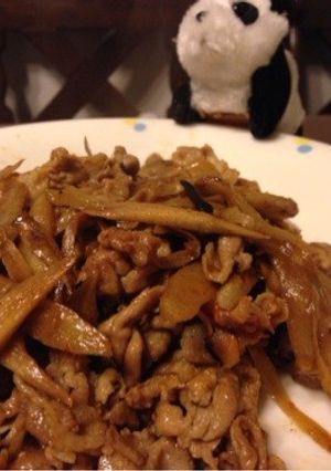 パパでもできる ☆ごぼうと牛肉炒め☆-レシピのメイン写真