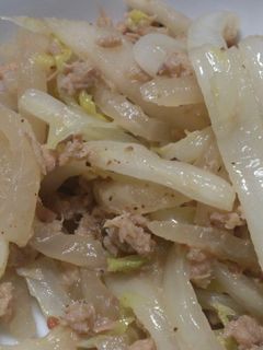 大根と白菜のツナ缶炒め-レシピのメイン写真