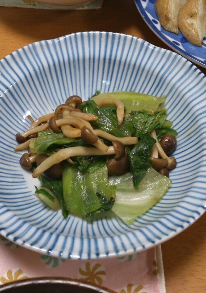 レタスとしめじのオイスターソース炒め-レシピのメイン写真