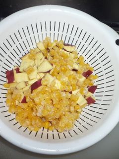 サツマイモとコーンの炊き込み御飯-レシピのメイン写真