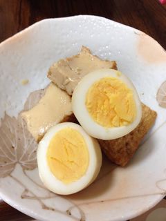 厚揚げとゆで卵の煮物-レシピのメイン写真