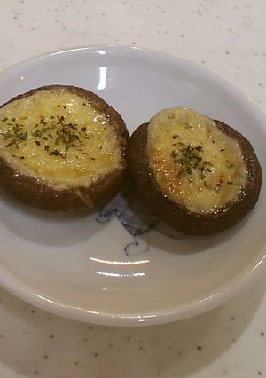 肉厚しいたけのマヨピザ-レシピのメイン写真