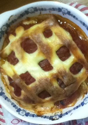 白菜とトマトソースのグラタン-レシピのメイン写真